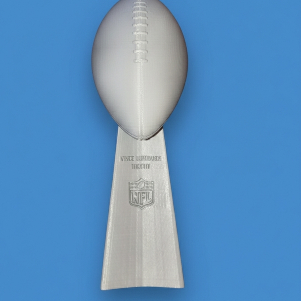 Vince Lombardi Superbowl Trophy – Solid 3D Printed NFL Decor
